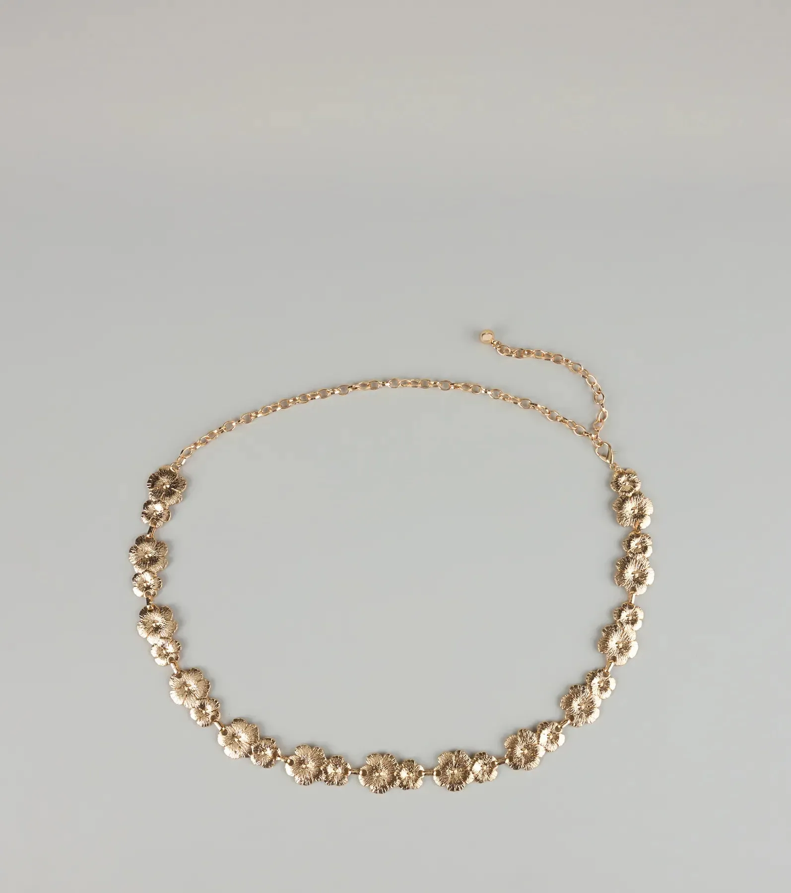 Bloom Babe Flower Chain Belt sold by Windsor