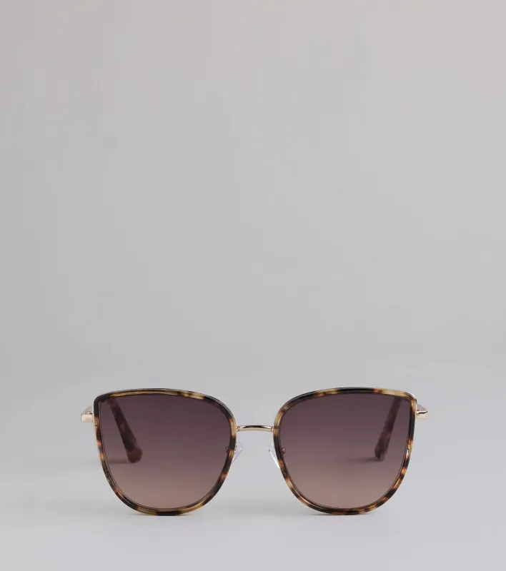 Big Mood Tortoiseshell Oversized Sunglasses sold by Windsor