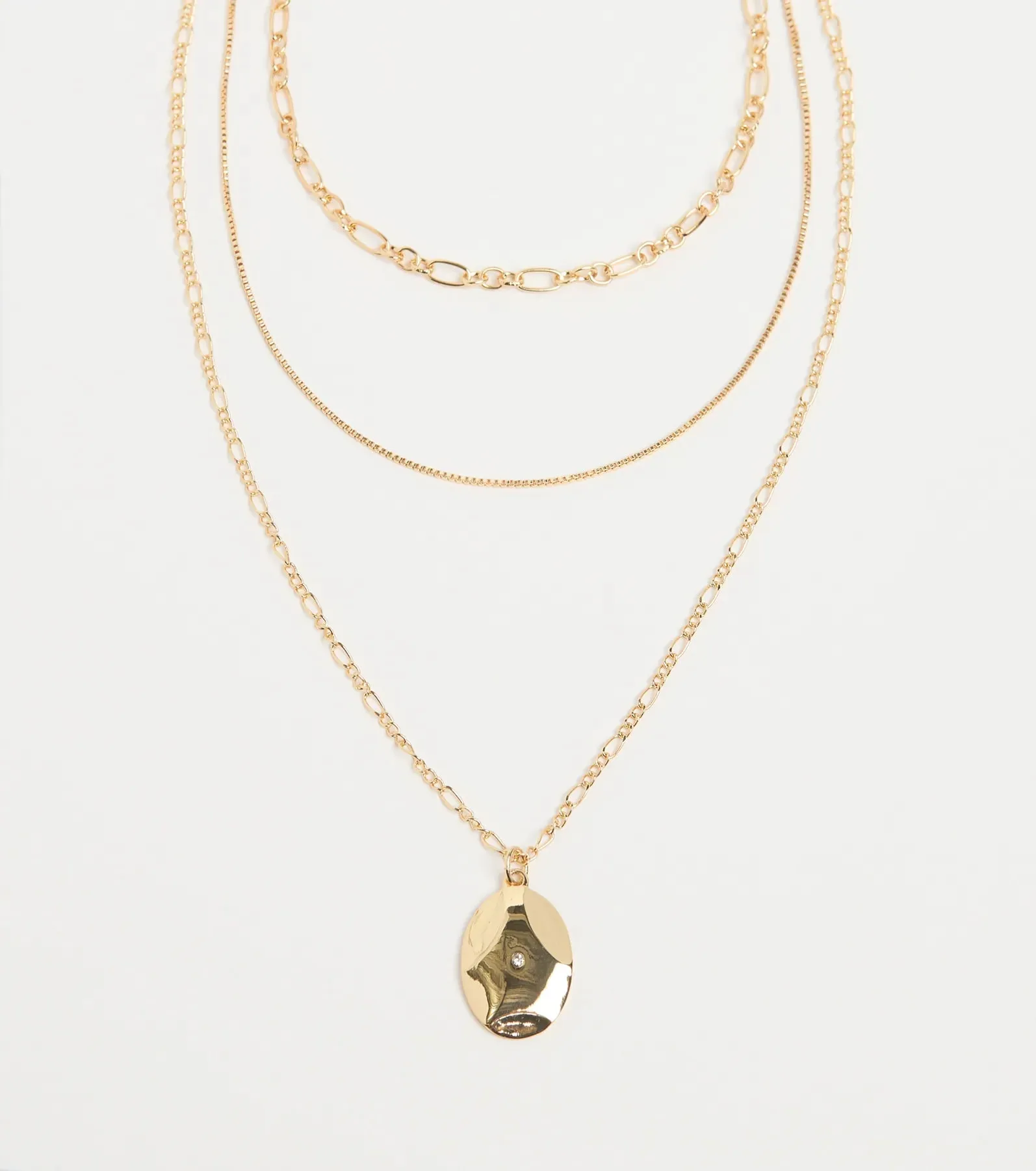 Charmed Trio Layered Pendant Necklace sold by Windsor product image thumbnail 2