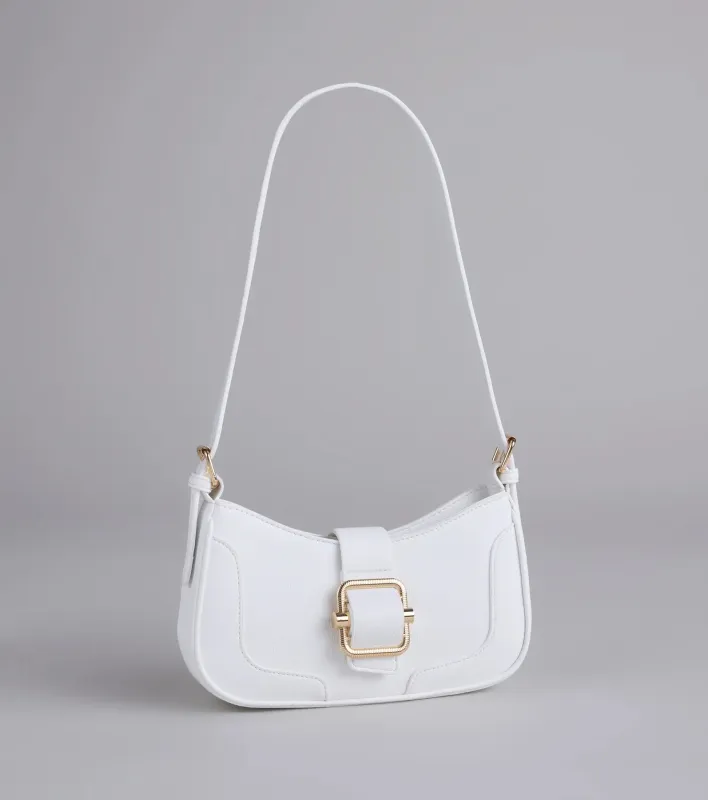 Not Your Basic Buckle Shoulder Bag sold by Windsor