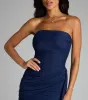 Own The Room Strapless Mesh Midi Dress sold by Windsor