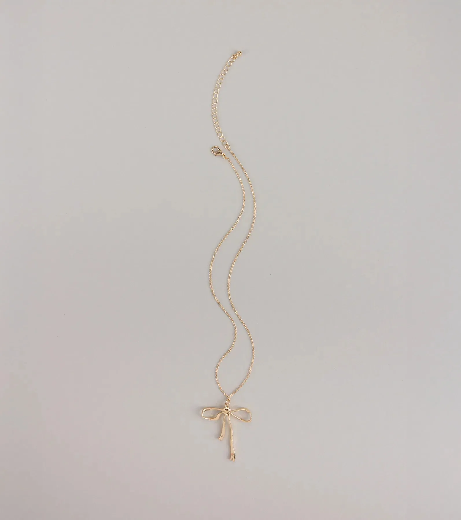 Put a Bow on It Chain Necklace sold by Windsor
