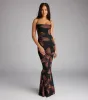 Bloom With Grace Lace-Up Maxi Dress sold by Windsor