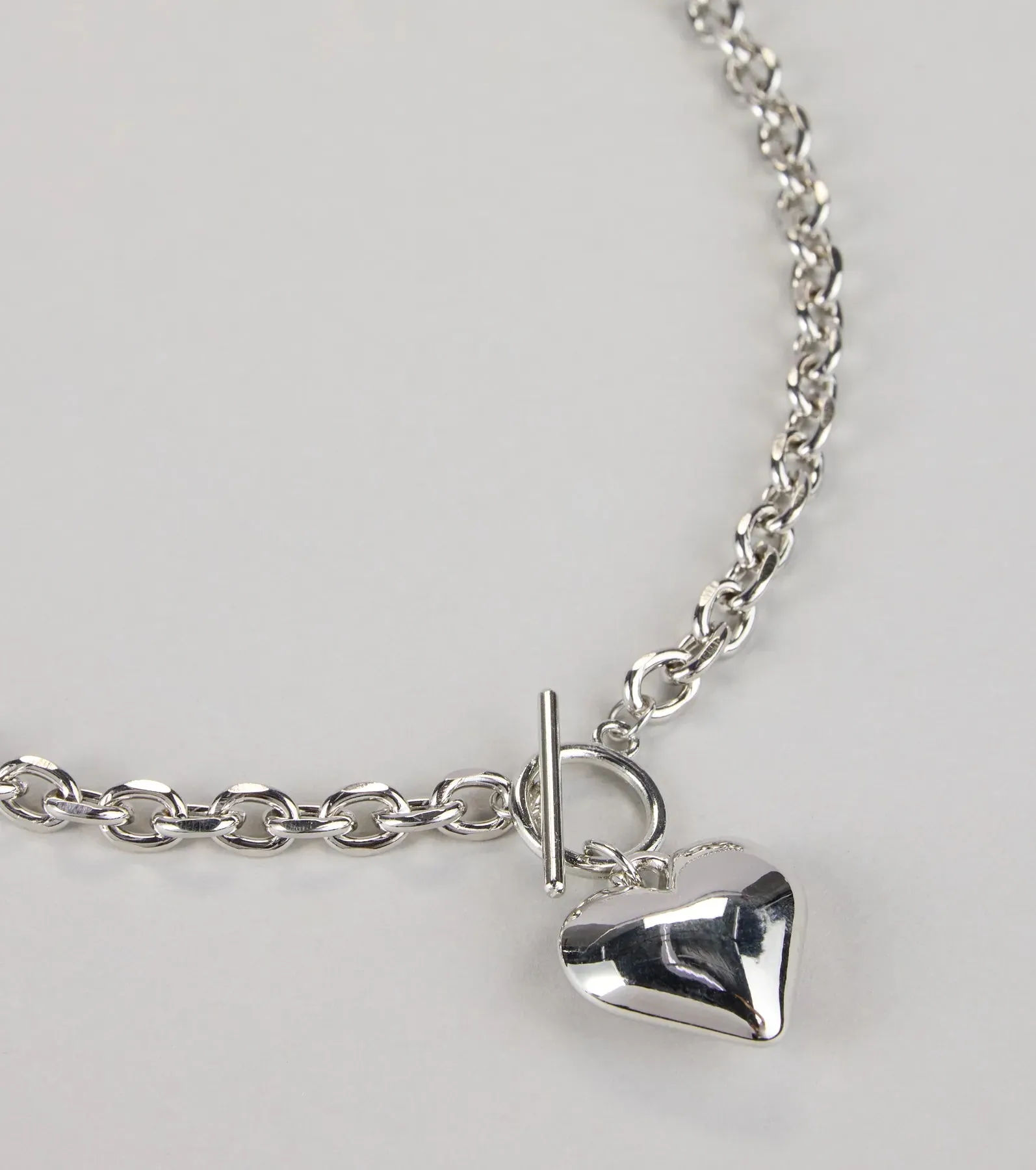 Love On Lock Heart Chain Necklace sold by Windsor product image thumbnail 2