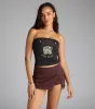 Lucky Player Game Graphic Tube Top sold by Windsor