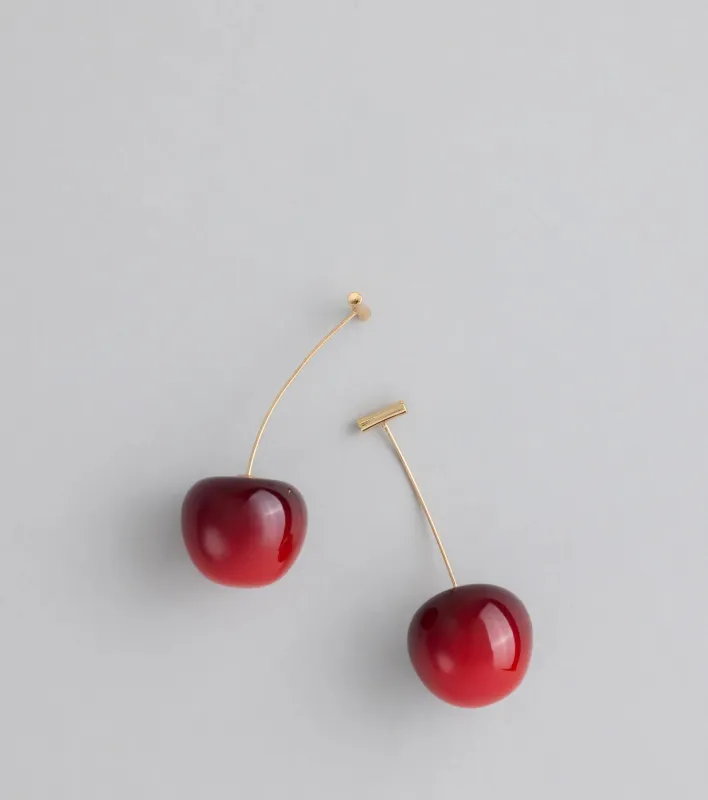 Juicy Drama Cherry Earrings sold by Windsor