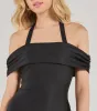 Step Out Looking Chic Off-The-Shoulder Mini Dress sold by Windsor