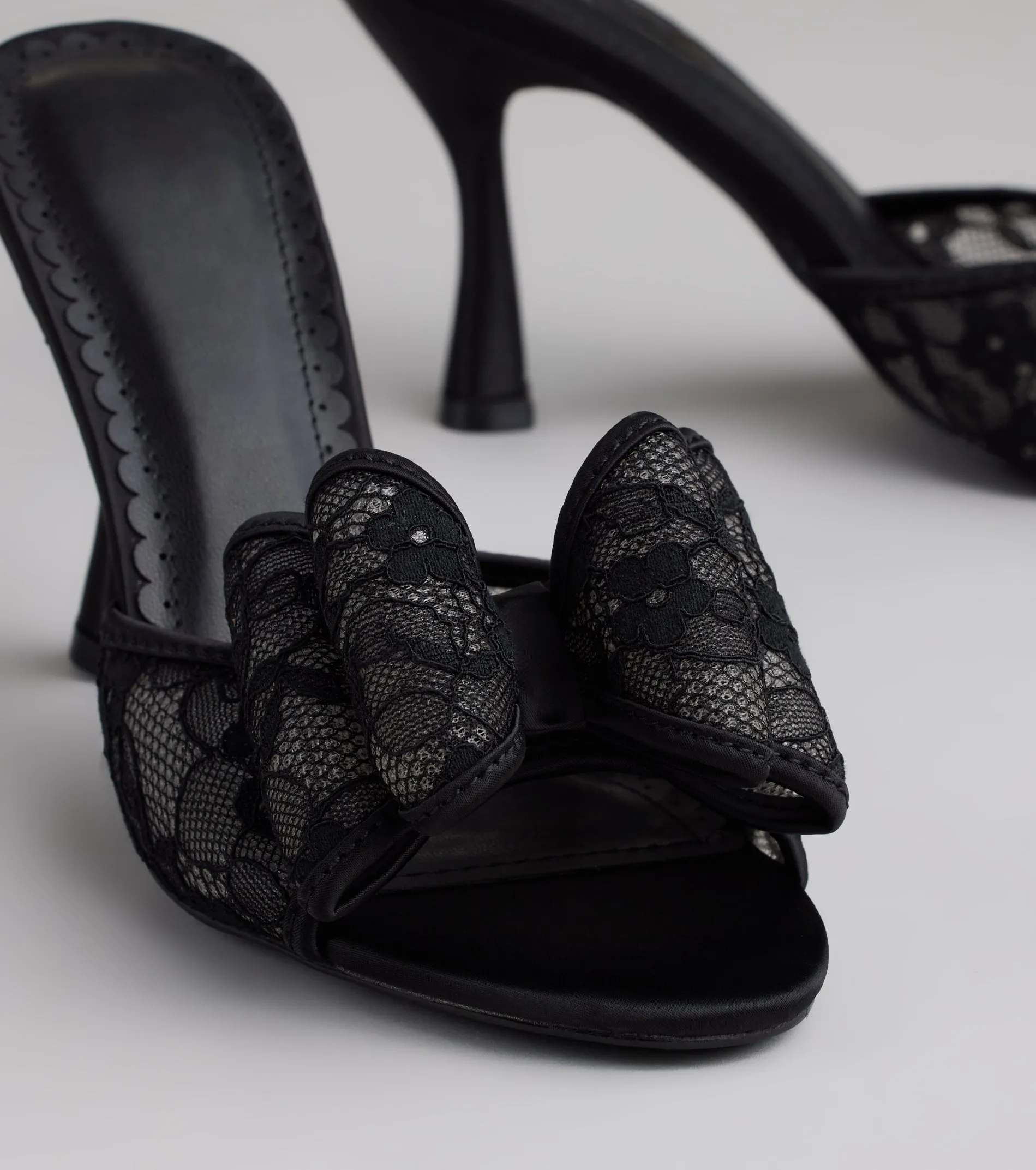 Flirt Alert Lace Bow Stilettos sold by Windsor product image thumbnail 2
