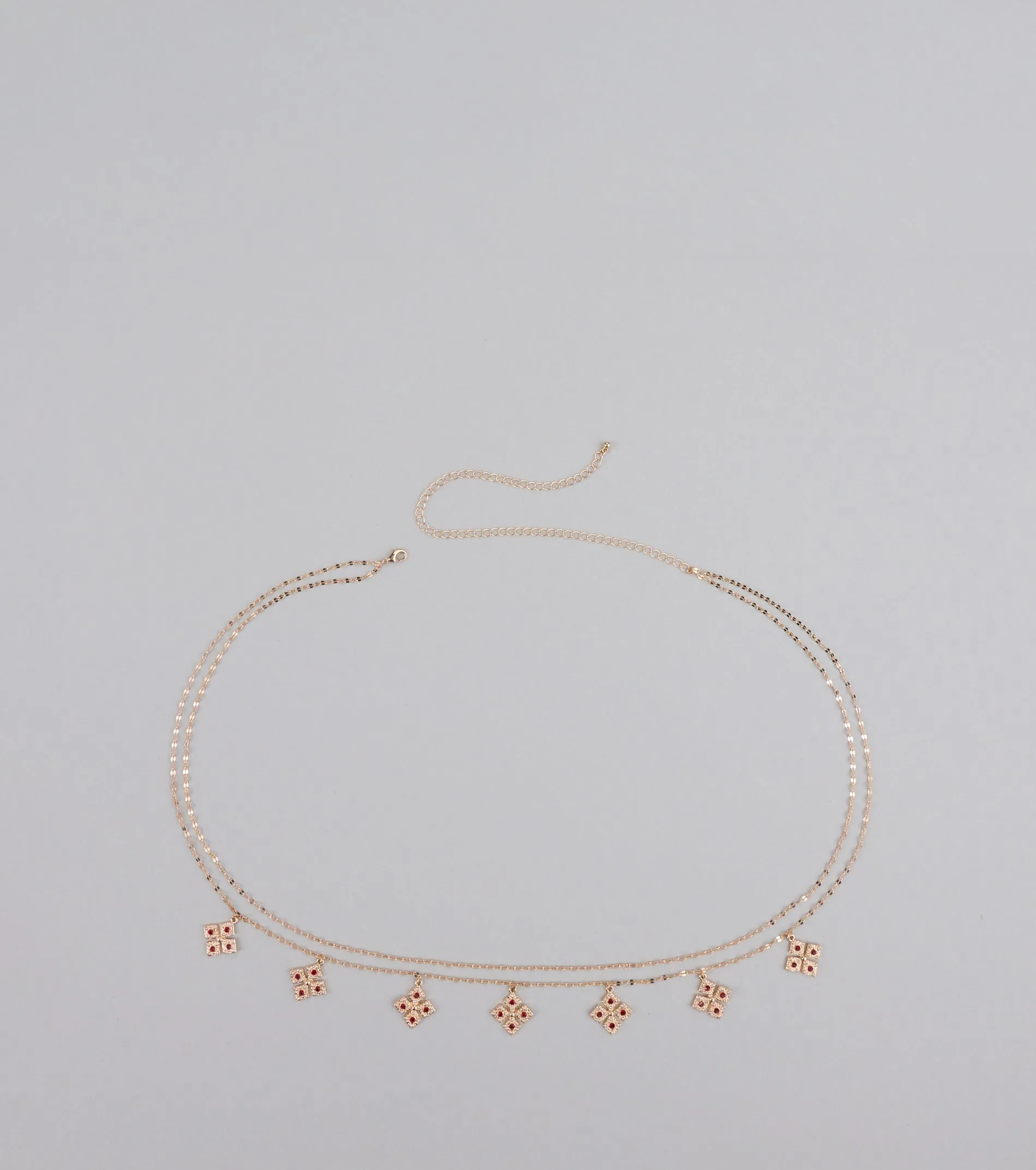 Glimmer Game Strong Layered Belly Chain sold by Windsor