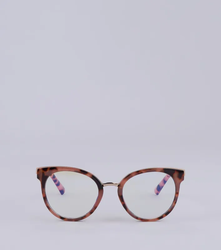 It Girl Tortoiseshell Blue Light Glasses sold by Windsor