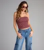 Keep It Chill Striped Tube Top sold by Windsor