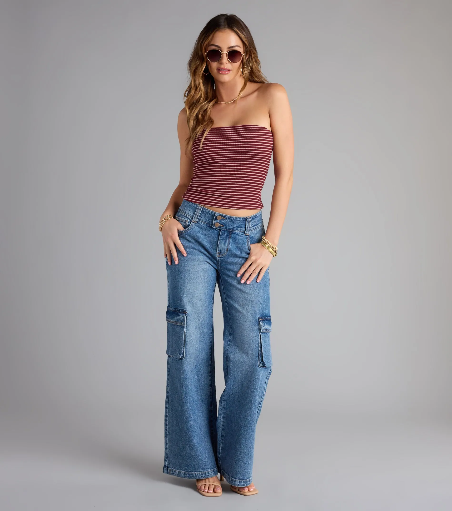 Keep It Chill Striped Tube Top sold by Windsor product image thumbnail 3