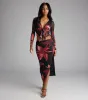 Soft Serve Floral Ruffle Tie-Front Top sold by Windsor