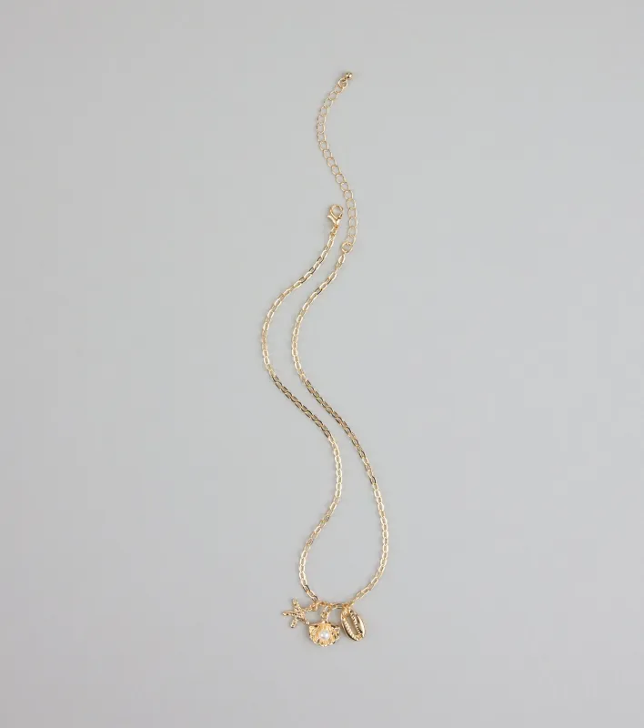 Beach Babe Charm Necklace sold by Windsor