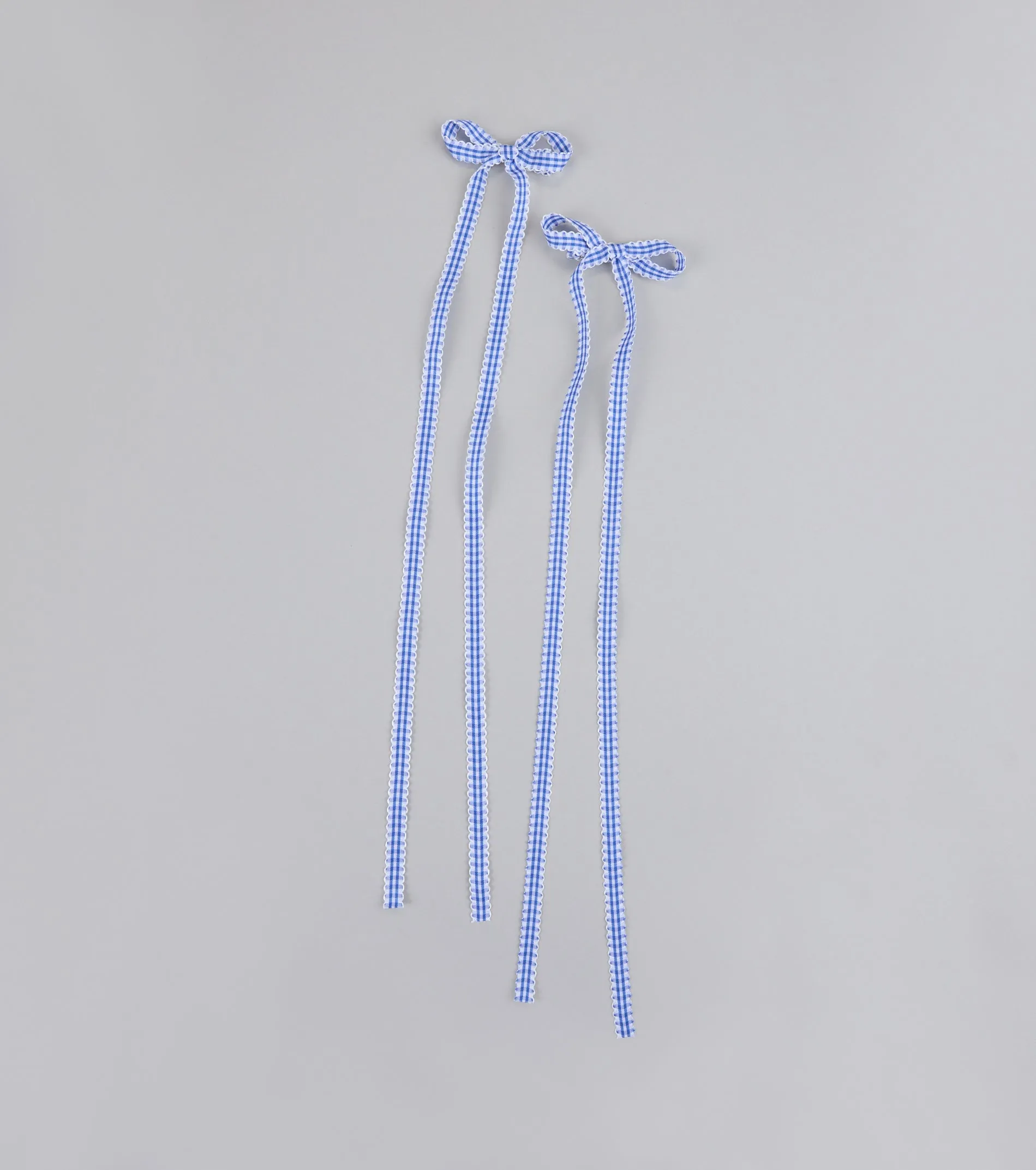 Gingham Goals Hair Bow Clip Set sold by Windsor