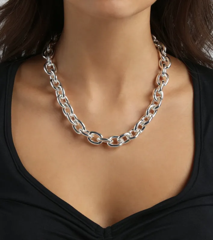 Make It Chic Chunky Chain Necklace sold by Windsor