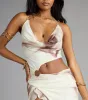 Guest List Glam Abstract Halter Maxi Dress sold by Windsor