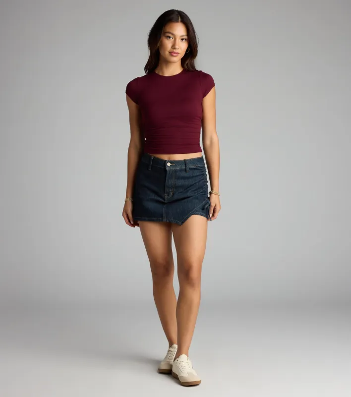 Laced Up and Thriving Denim Skort sold by Windsor