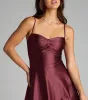 Twinkle Season Glitter Satin Skater Dress sold by Windsor