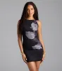 All About You High Neck Floral Mini Dress sold by Windsor