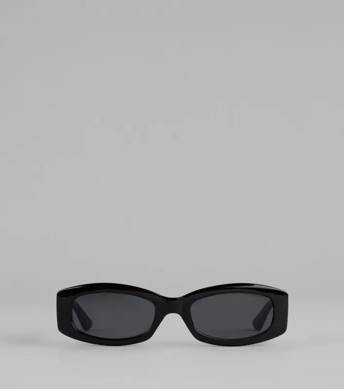 Lowkey Luxe Rectangle Frame Sunglasses sold by Windsor