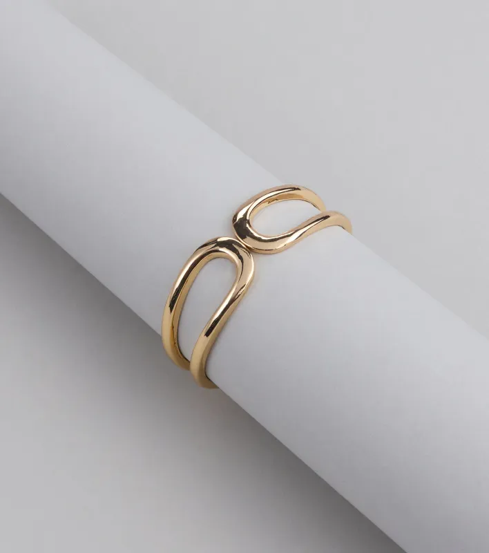 All Twisted Up Sculptural Statement Bracelet sold by Windsor