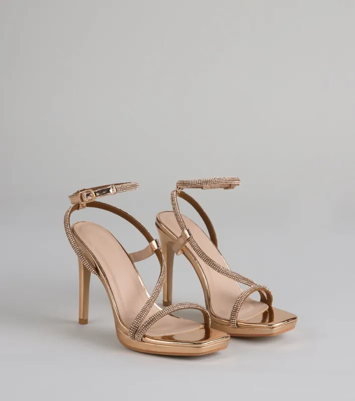 After Party Approved Rhinestone Stiletto Heels sold by Windsor