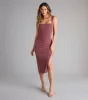All Eyes Moment Sleeveless Midi Dress sold by Windsor