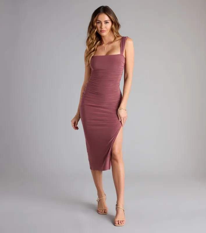 All Eyes Moment Sleeveless Midi Dress sold by Windsor