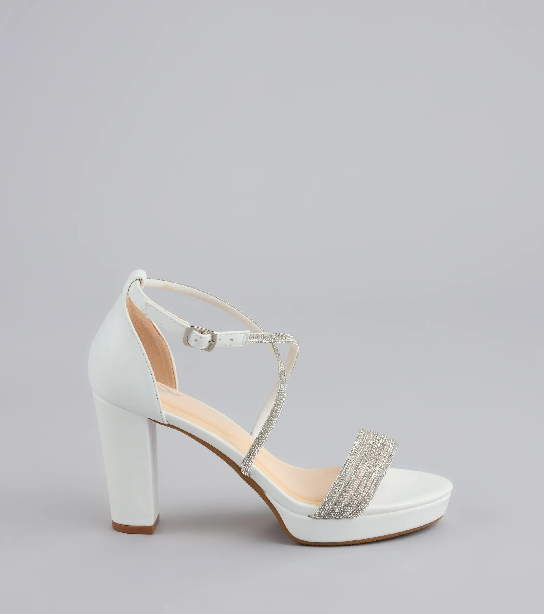 Made To Dazzle Rhinestone Platform Heels sold by Windsor product image thumbnail 2