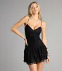 Tier Me Up Lace Ruffle Mini Dress sold by Windsor