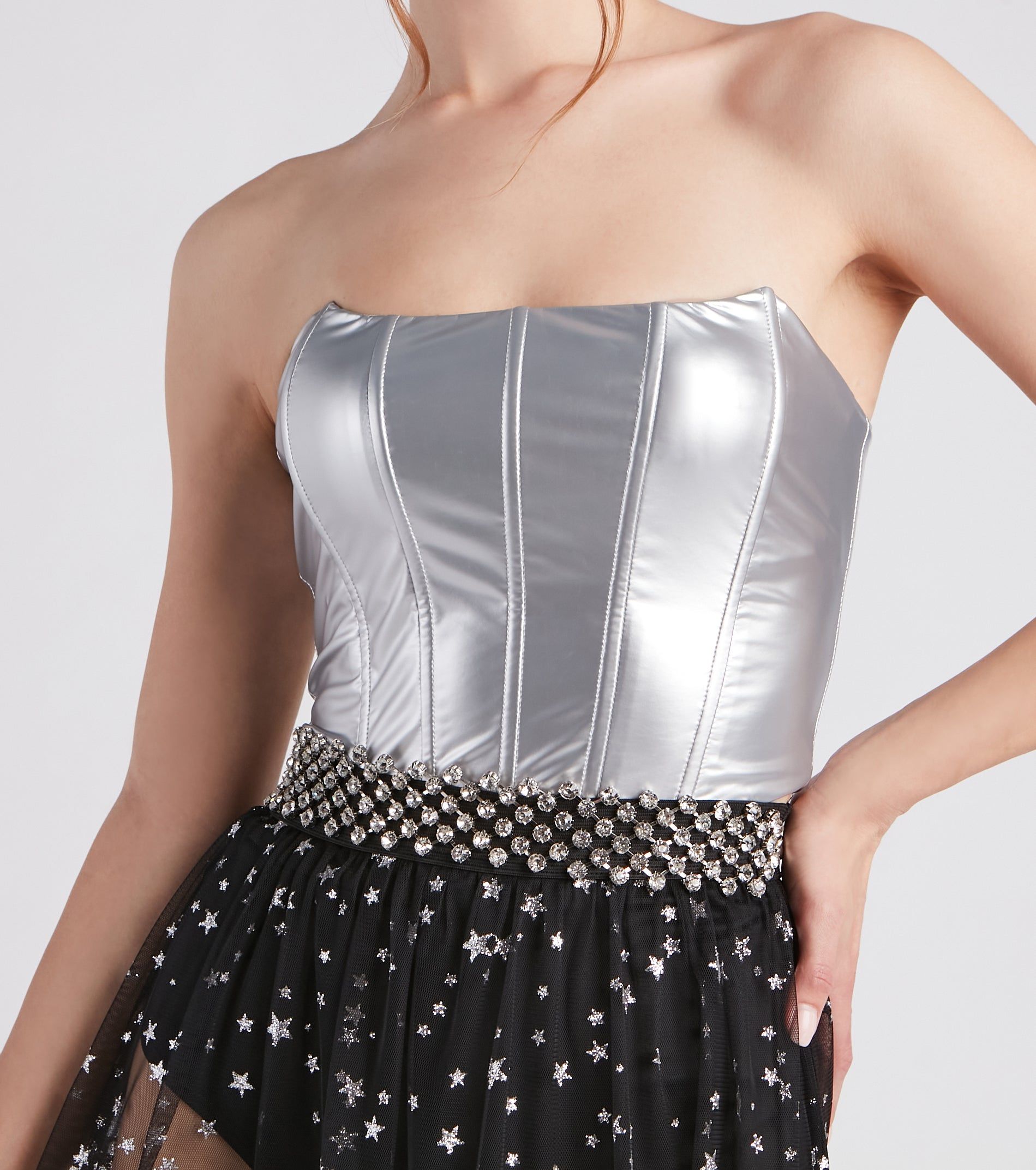 Unforgettable Rhinestone Chain Belt sold by Windsor