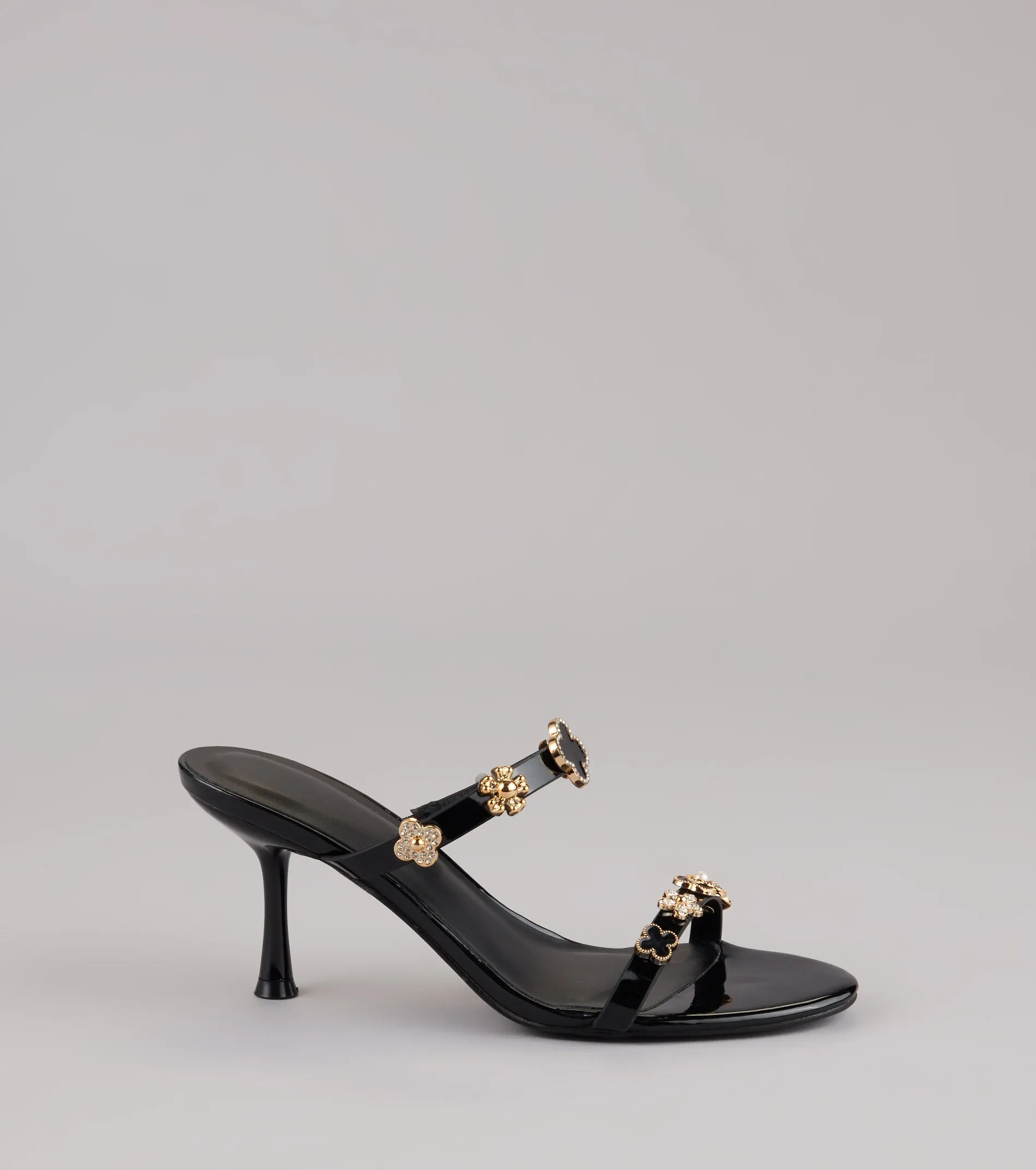 Out All Night Charm Strap Stiletto Heels sold by Windsor product image thumbnail 2