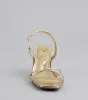 Delicately Dangerous Strappy Slingback Heels sold by Windsor