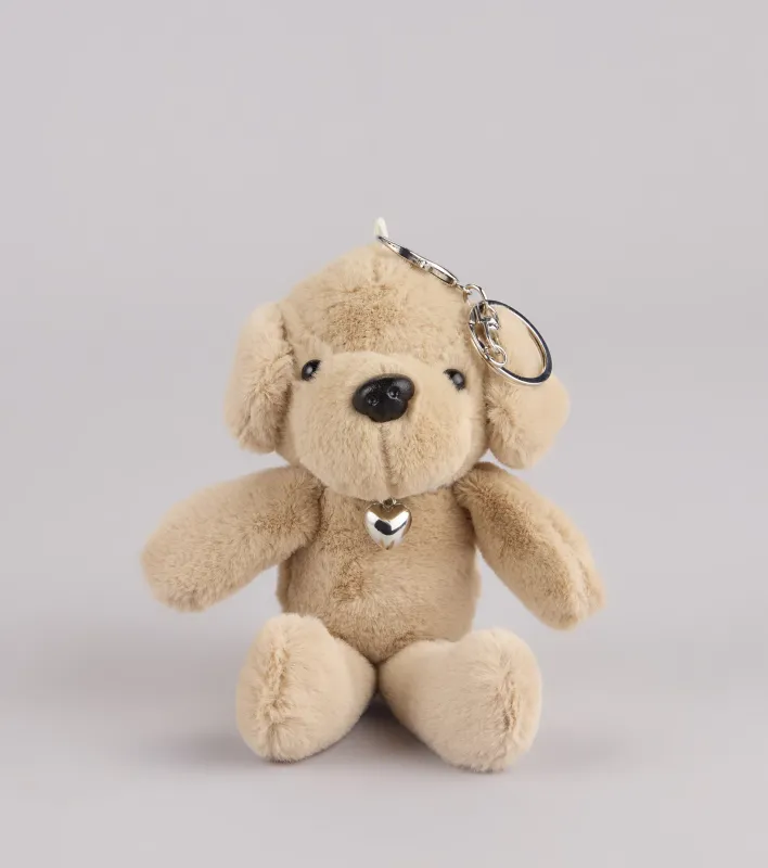 Puppy Love Plush Bag Keychain sold by Windsor