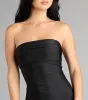No Effort Drama Lace-Up Mini Dress sold by Windsor