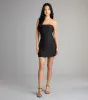 No Effort Drama Lace-Up Mini Dress sold by Windsor