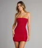 Flirty Sparkle Glitter Tube Mini Dress sold by Windsor