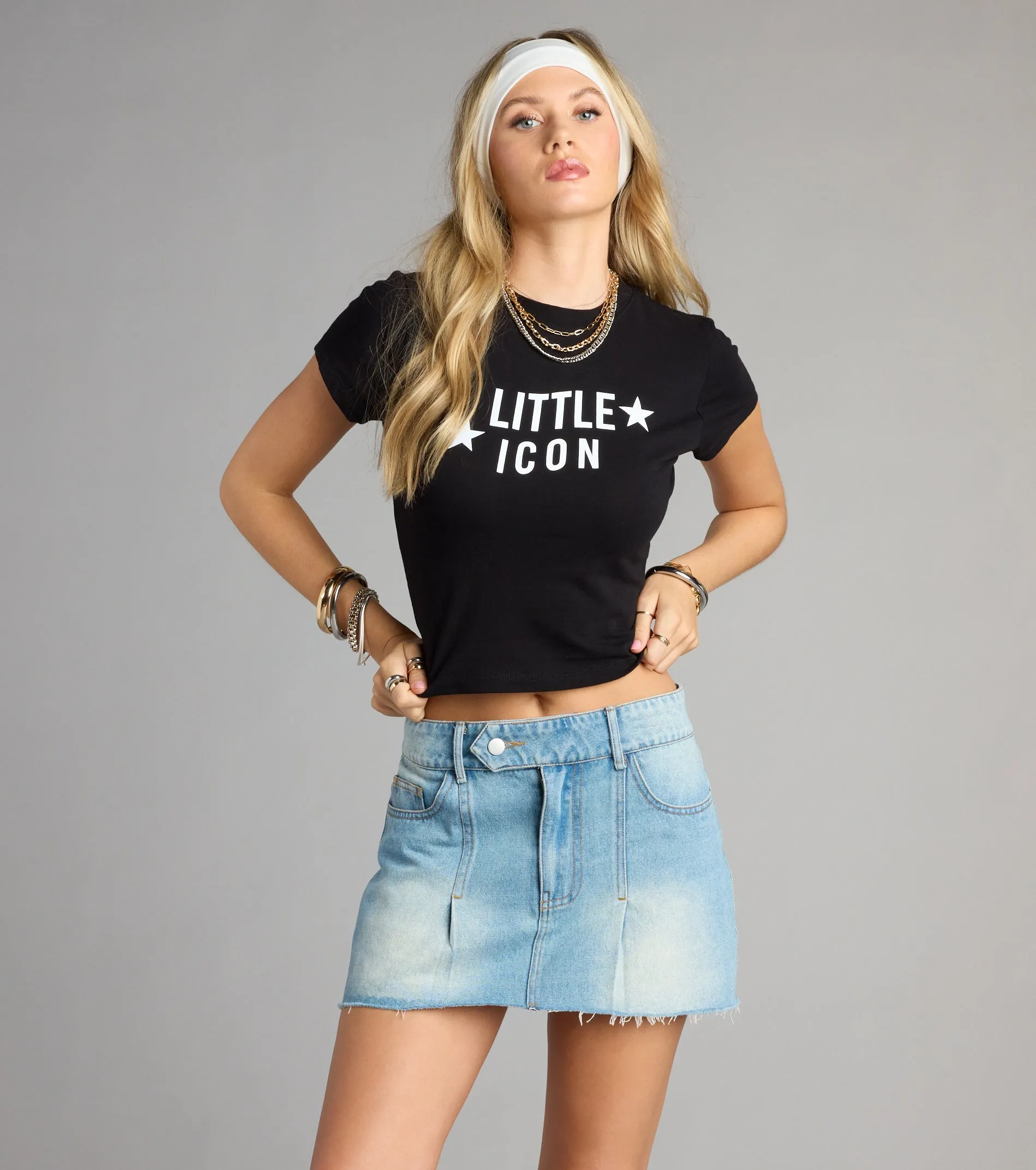 Star Power Little Icon Graphic Sorority Tee sold by Windsor product image thumbnail 2
