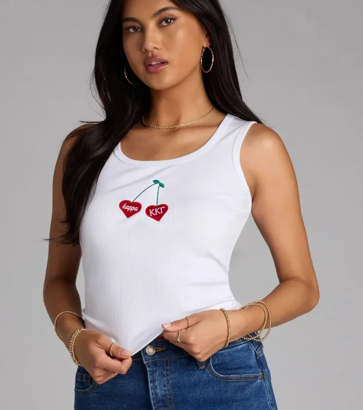 Sweet On Kappa Scoop Neck Tank Top sold by Windsor