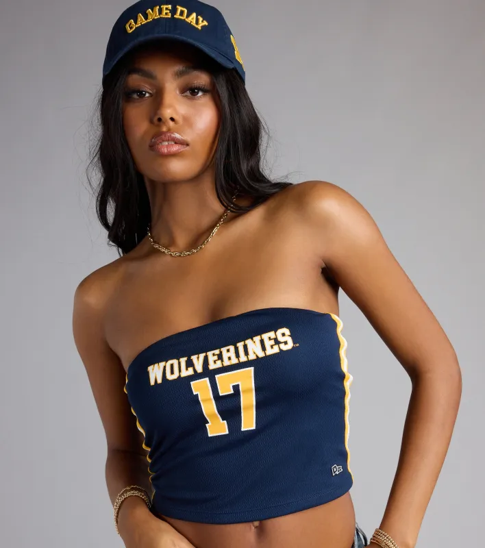 Game On Wolverines™ Jersey Tube Top sold by Windsor