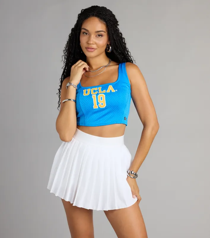 Game Day Glow UCLA® Jersey Corset Crop Top sold by Windsor