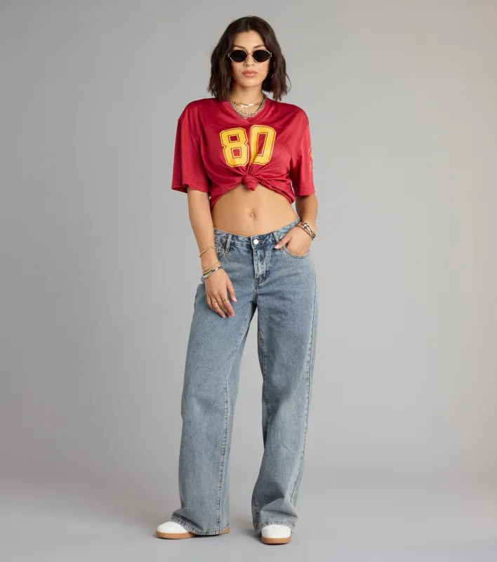 Fight On!® Babe USC® Cropped Jersey Top sold by Windsor