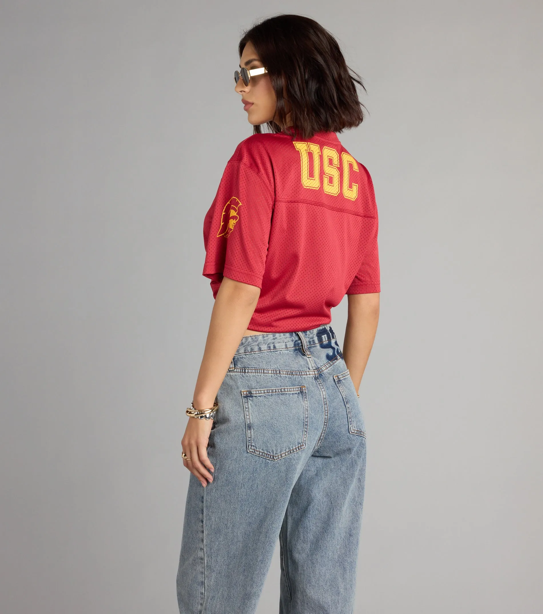 Fight On!® Babe USC® Cropped Jersey Top sold by Windsor product image thumbnail 2