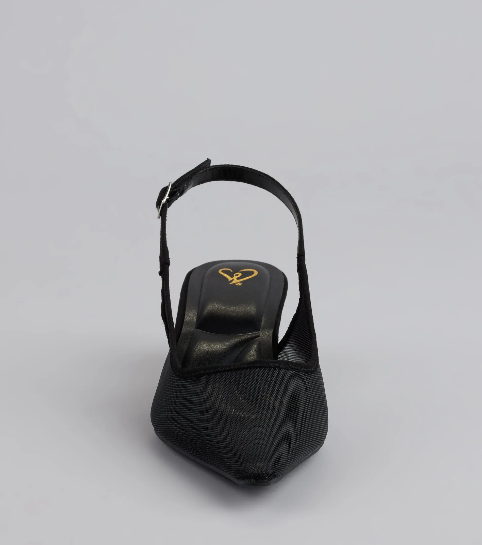 Double Take Mesh Sling-Back Pumps sold by Windsor product image thumbnail 3