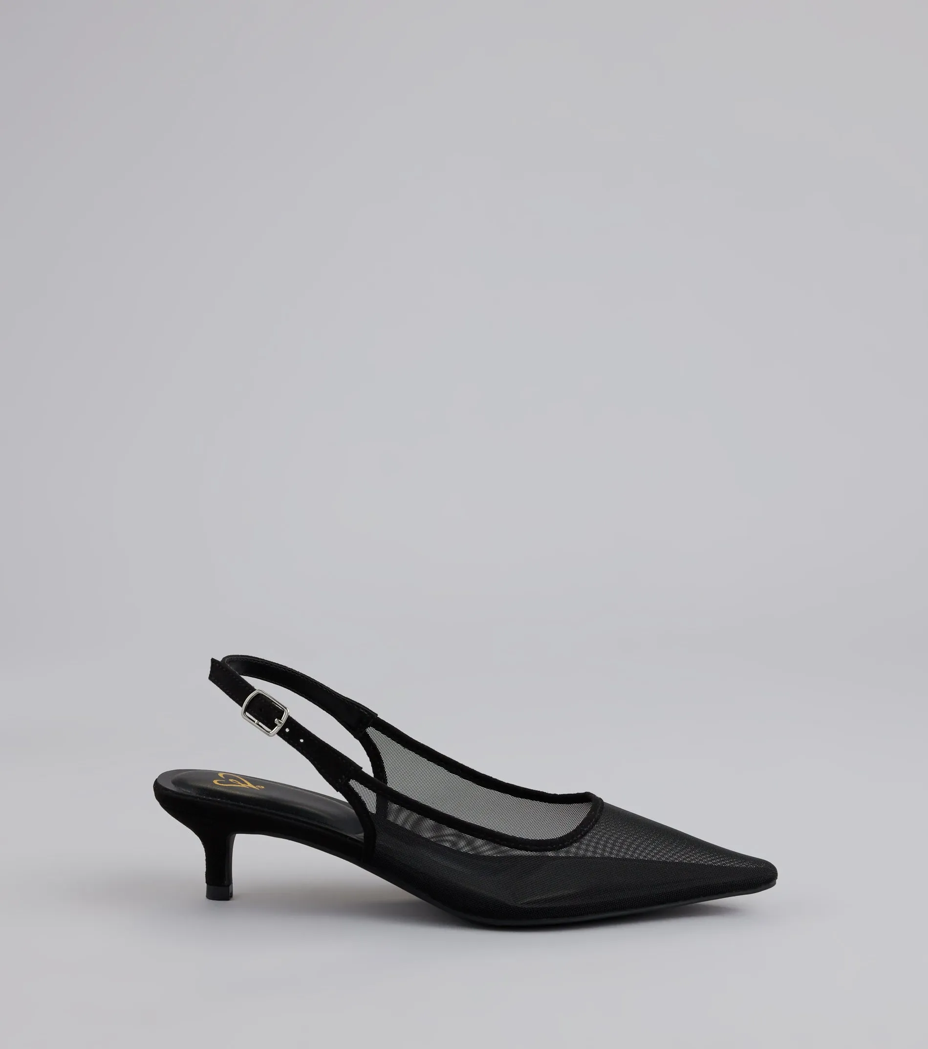 Double Take Mesh Sling-Back Pumps sold by Windsor product image thumbnail 2