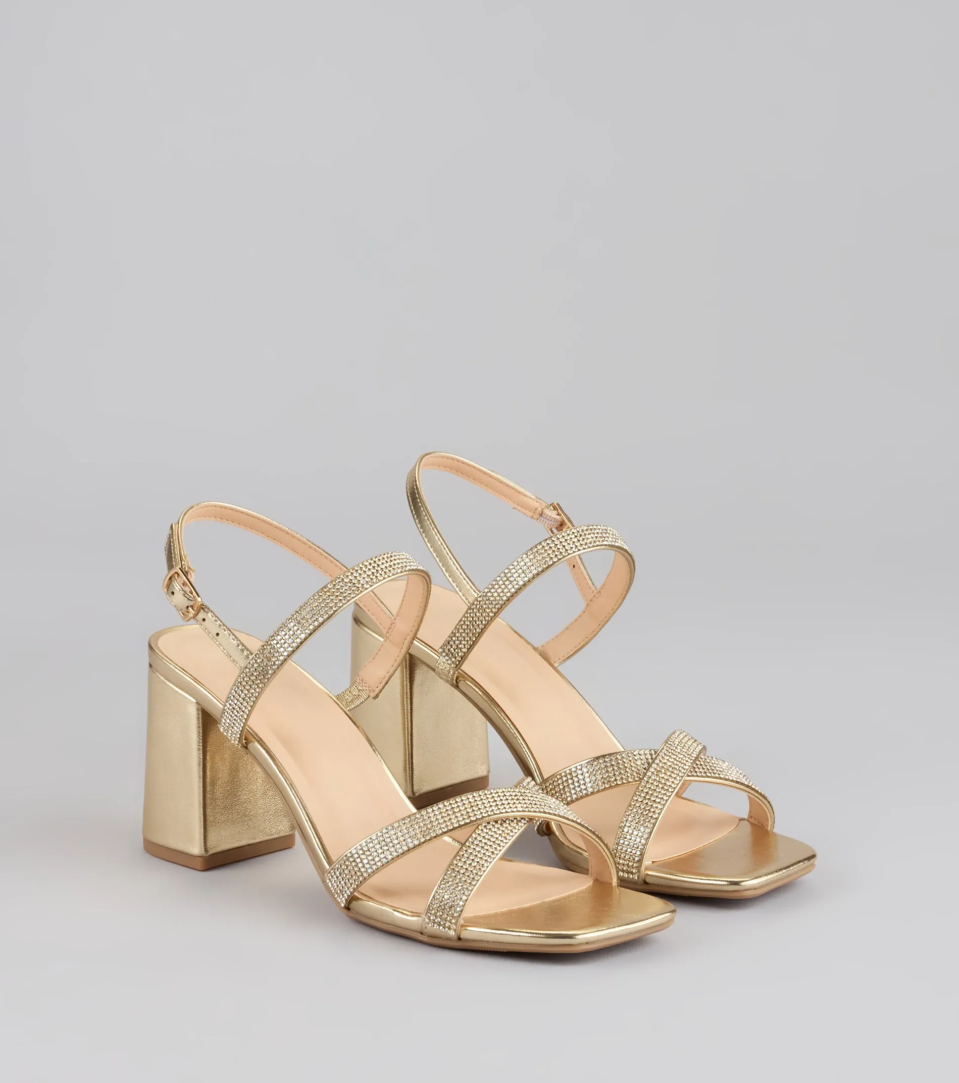 Night Luxe Rhinestone Block Heels sold by Windsor product image thumbnail 5