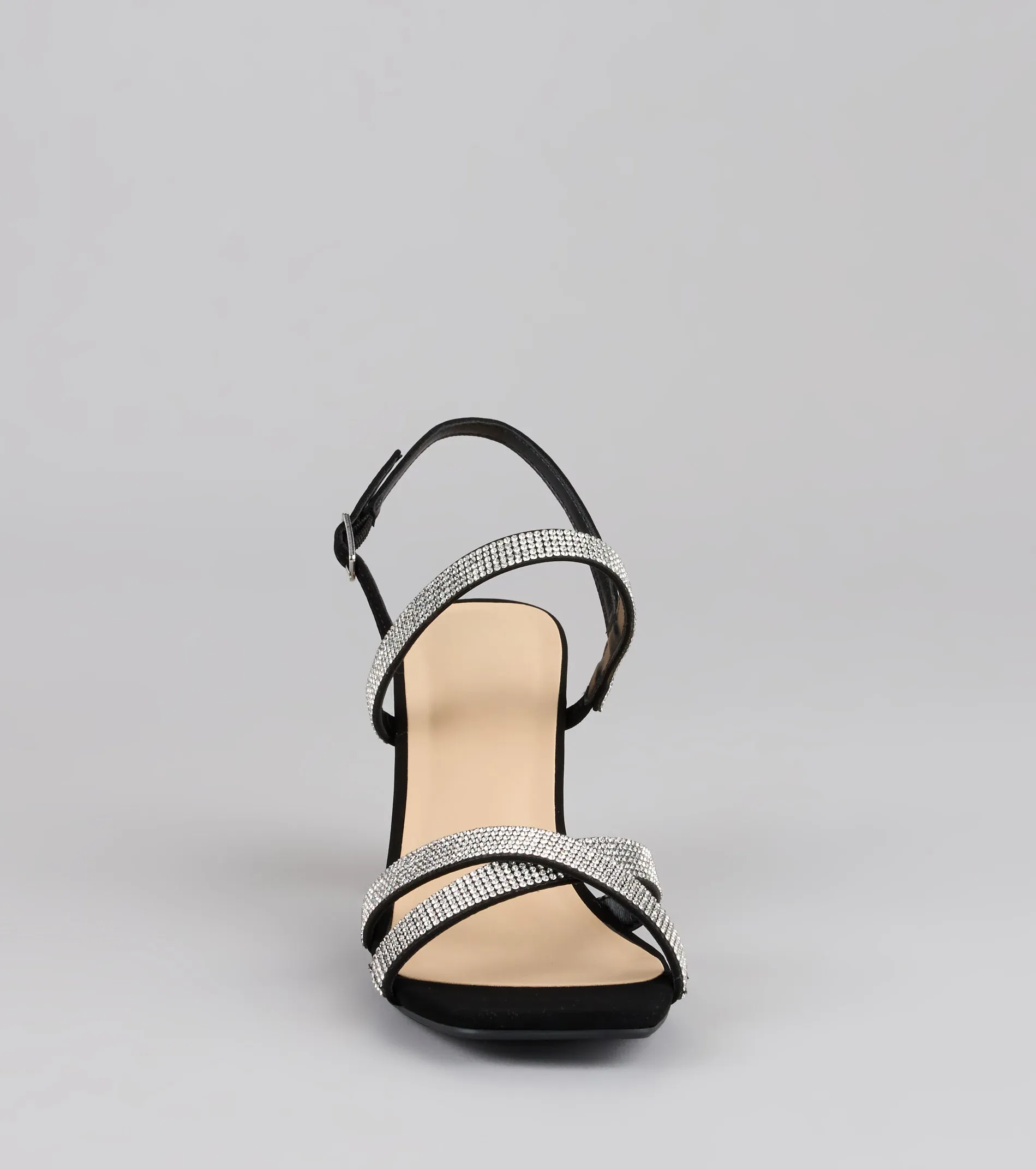 Night Luxe Rhinestone Block Heels sold by Windsor product image thumbnail 3