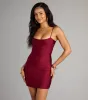 Wild Card Cutout Bodycon Mini Dress sold by Windsor