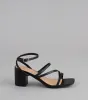 Sleek Steps Strappy Wide Fit Block Heels sold by Windsor